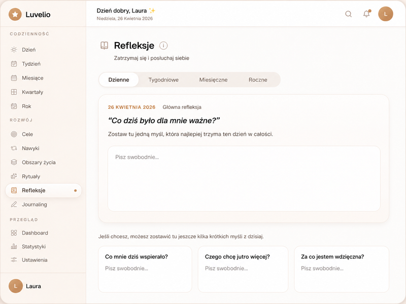 Refleksje i journaling