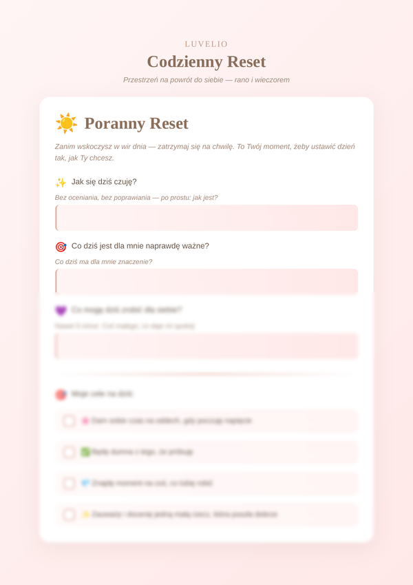 Strona 1 — Poranny Reset